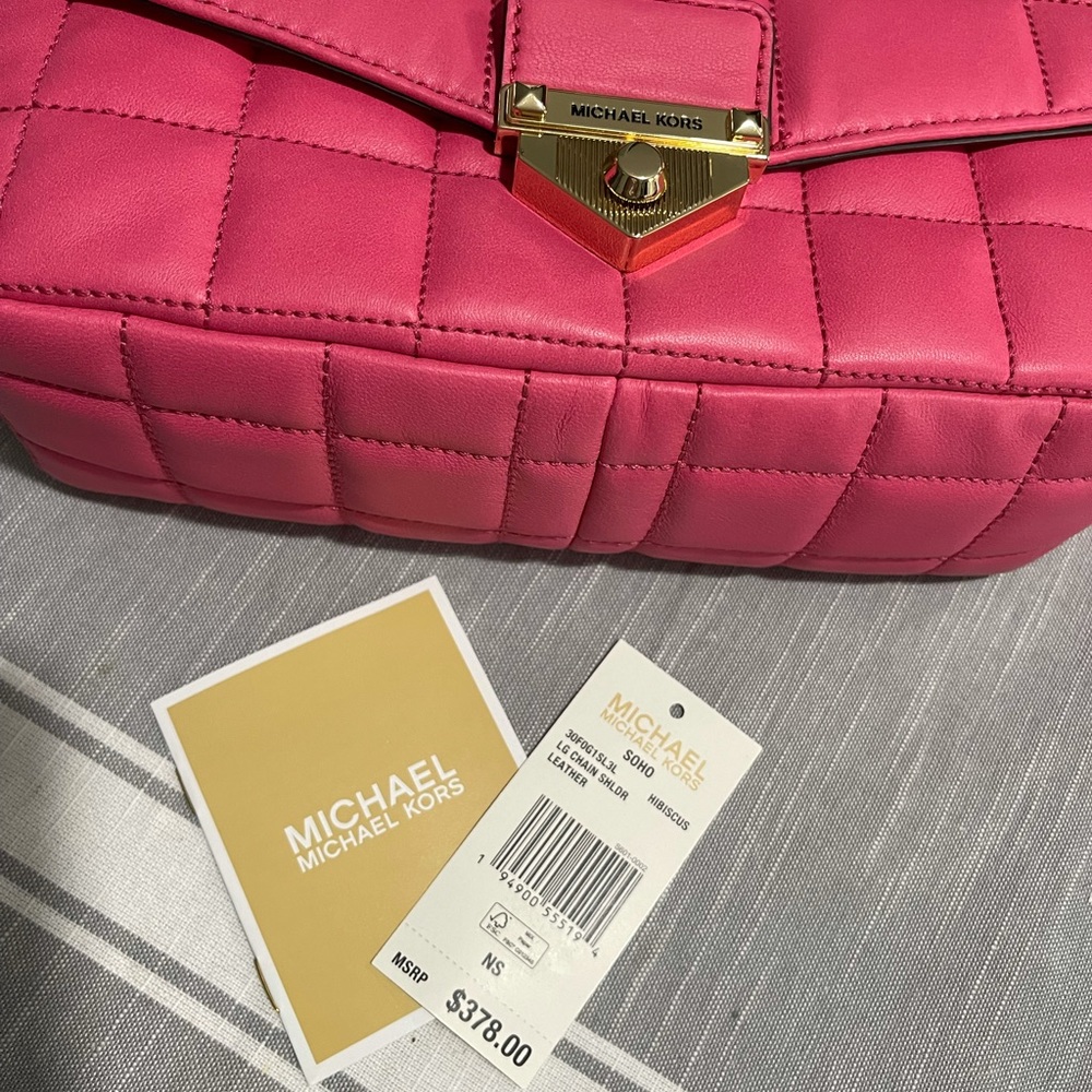 MK Soho Quilted Leather Shoulder Bag - Picture 9 of 11